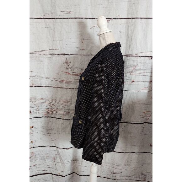 Sundance Corduroy Lightweight Button Front Blazer Size Medium - Picture 3 of 6